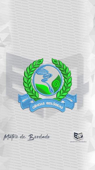 Matriz Patch Ciencias Biologicas Faixas Brasão Logo Jaleco