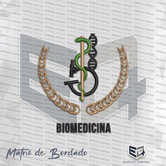Matriz Patch Biomedicina Simbolo Jaleco