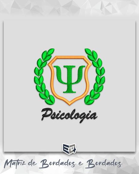 Matriz Psicologia Emblema Simbolo para Roupa Jaleco