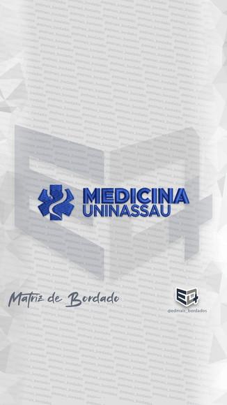Matrizes de Bordado Medicina Uninassau Completo Jaleco