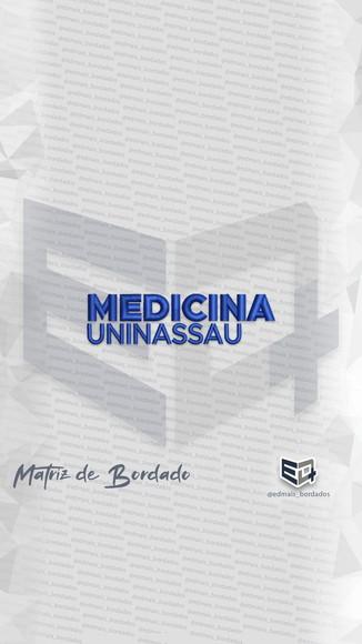 Matrizes de Bordado Nome Medicina Uninassau Jaleco