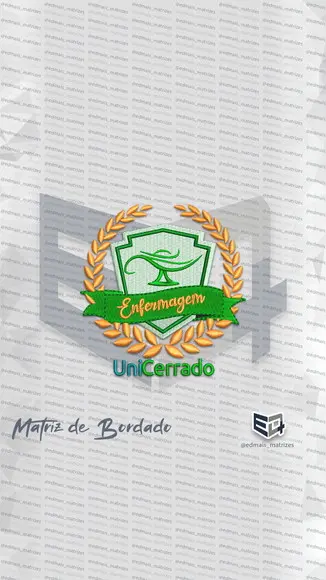 Kit Matrizes de Bordado Enfermagem Unicerrado