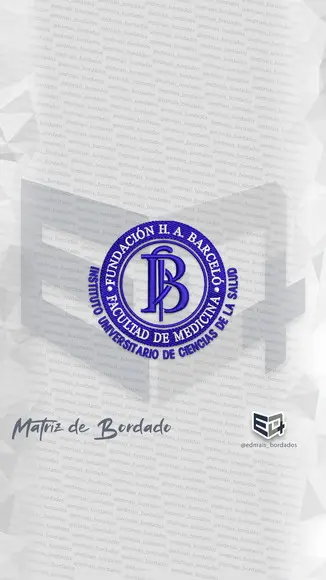 Matriz D Bordado Faculdad de Medicina Fundación H.a. Barceló