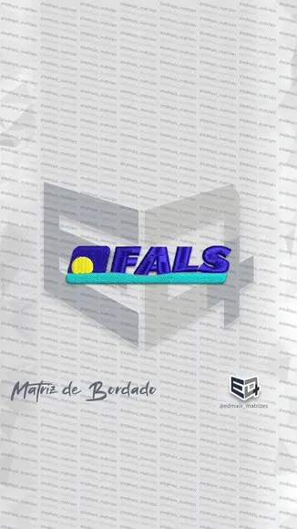 Matriz D Bordado Fals Faculdade do Litoral Sul Paulista