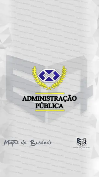 Matriz de Bordado Administração Pública