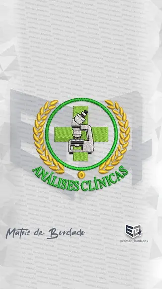 Matriz de Bordado Análises Clinicas
