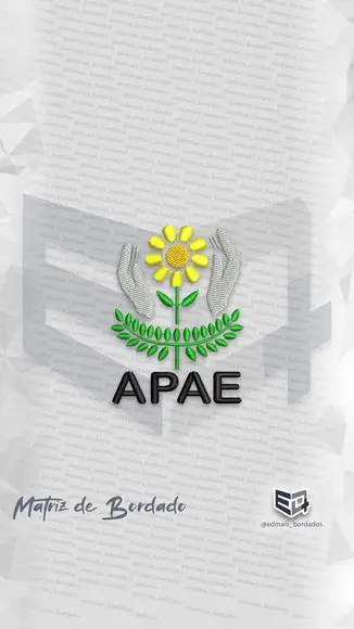 Matriz de Bordado Apae Logo Simbolo