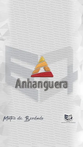 Matriz de Bordado Anhanguera Gradiente