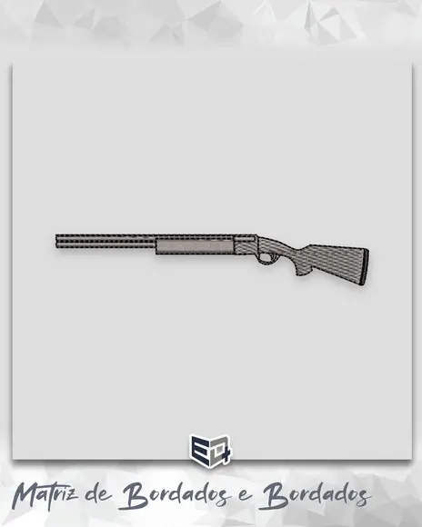 Matriz de Bordado Armas Escopeta 12