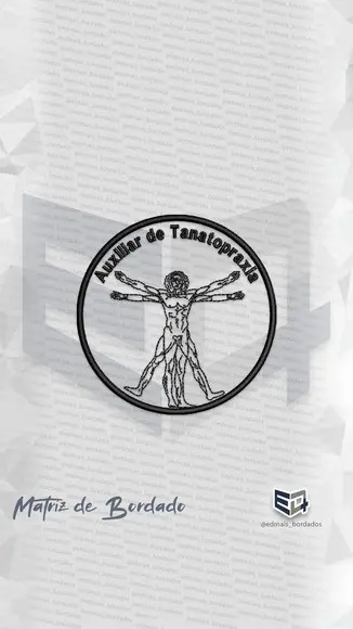 Matriz de Bordado Auxiliar Tanatopraxia