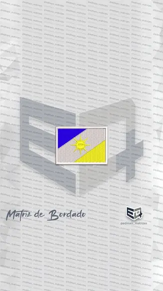 Matriz de Bordado Bandeira Tocantins