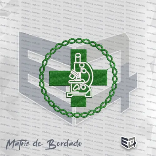 Matriz de Bordado Biomedicina 6