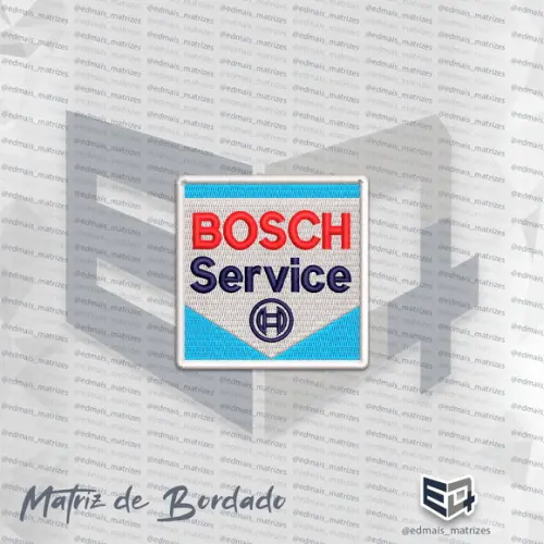 Matriz de Bordado Bosch Car Service Padrão