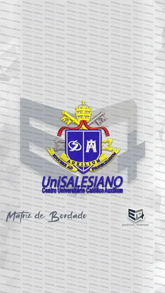 Matriz de Bordado Brasão Unisalesiano