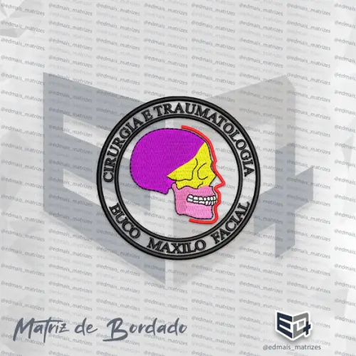 Matriz de Bordado Buco Maxilo Facial Cirurgia
