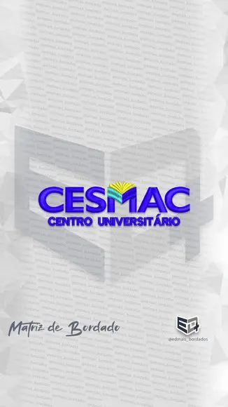 Matriz de Bordado Centro Universitário Cesmac