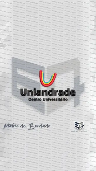 Matriz de Bordado Centro Universitário Uniandrade