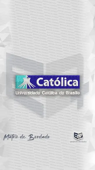 Matriz de Bordado Católica Universidade Católica de Brasilia