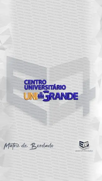 Matriz de Bordado Centro Univeristário Unigrande Logo