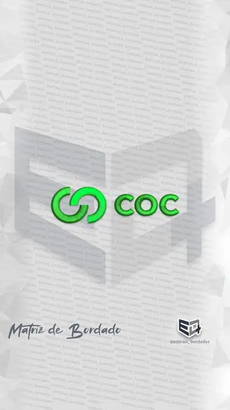 Matriz de Bordado Coc Rede de Ensino Logo