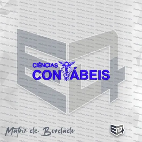 Matriz de Bordado Ciências Contábeis