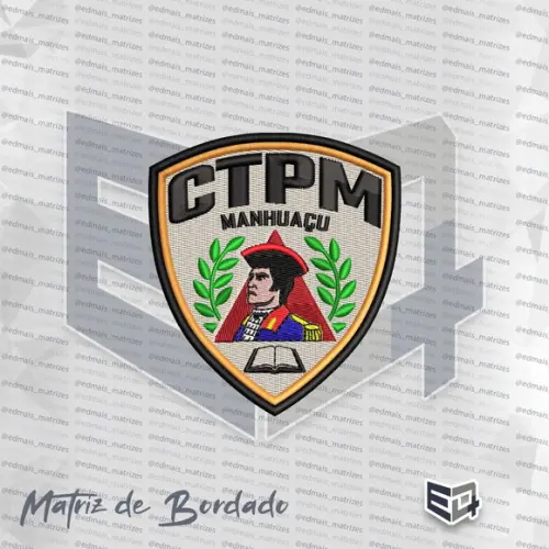 Matriz de Bordado Colégio Tiradentes Ctpm Manhuaçu