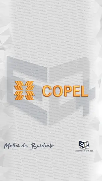 Matriz de Bordado Copel Companhia Paranaense de Energia,
