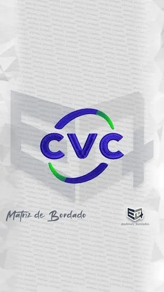 Matriz de Bordado Cvc Turismo Logo