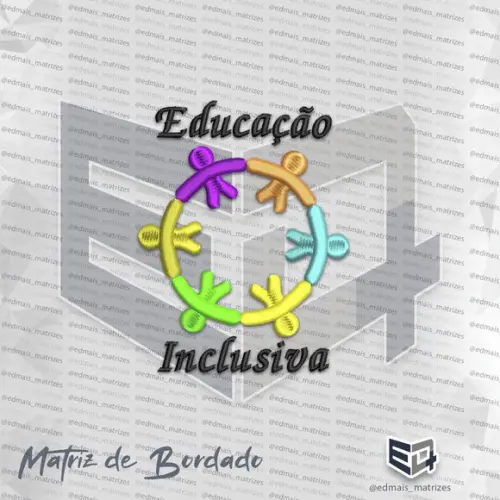 Matriz de Bordado Educação Inclusiva