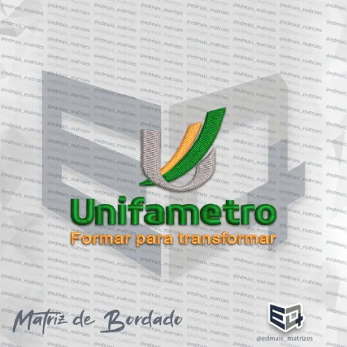 Matriz de Bordado Enfermagem Unifametro