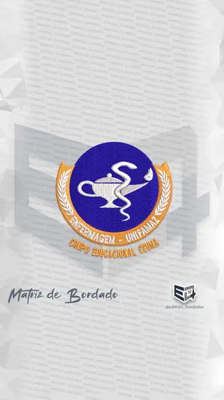 Matriz de Bordado Enfermagem Unifamaz
