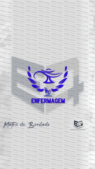 Matriz de Bordado Enfermagem Unifacol
