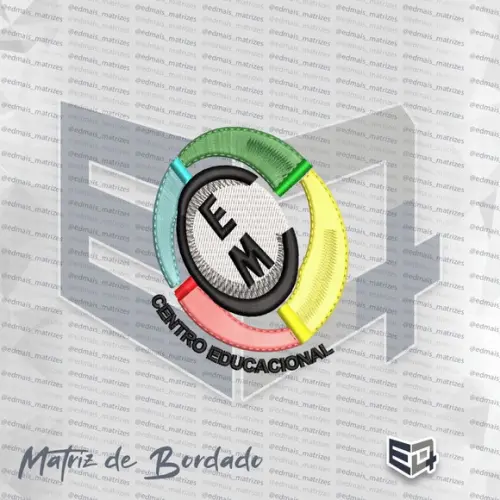 Matriz de Bordado Escola Cem Centro Educacional Manhuaçu