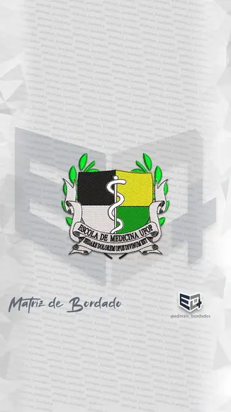 Matriz de Bordado Escola de Medicina Ufop