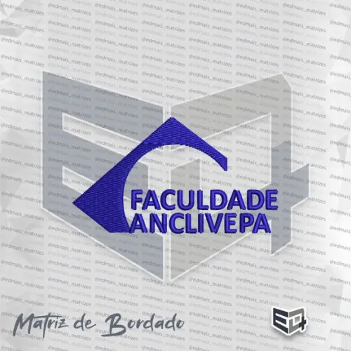 Matriz de Bordado Faculdade Anclivepa