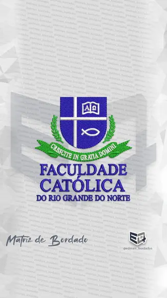 Matriz de Bordado Faculdade Católica do Rio Grande do Norte