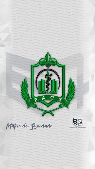 Matriz de Bordado Faculdade de Ciências da Saúde - Facs
