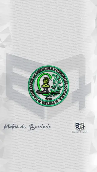 Matriz de Bordado Faculdade de Medicina e Cirurgia do Pará