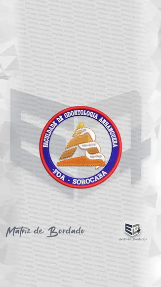 Matriz de Bordado Faculdade de Odontologia Anhanguera