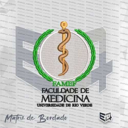 Matriz de Bordado Faculdade de Medicina Famef