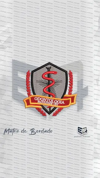 Matriz de Bordado Faculdade de Odontologia Cet
