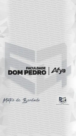 Matriz de Bordado Faculdade Dom Pedro Afya