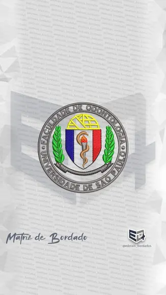 Matriz de Bordado Faculdade de Odontologia Usp São Paulo