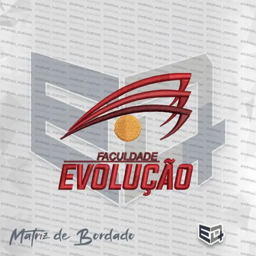 Matriz de Bordado Faculdade Evolução