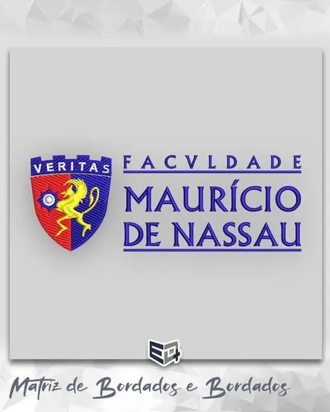 Matriz de Bordado Faculdade Maurício de Nassau Veritas