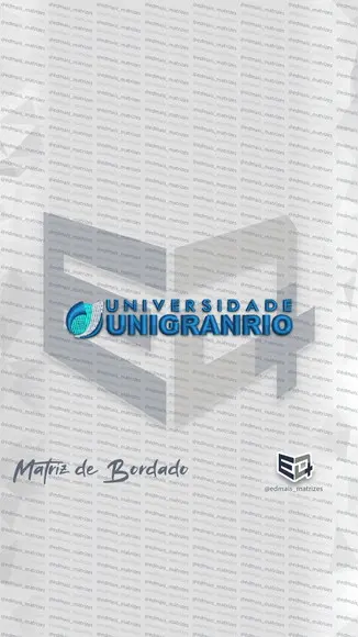 Matriz de Bordado Faculdade Universidade Unigranrio