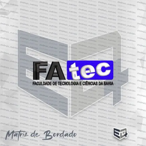 Matriz de Bordado Fatec Bahia