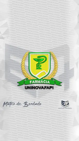 Matriz de Bordado Farmácia Uninovafapi