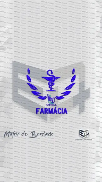 Matriz de Bordado Farmácia Unifacol