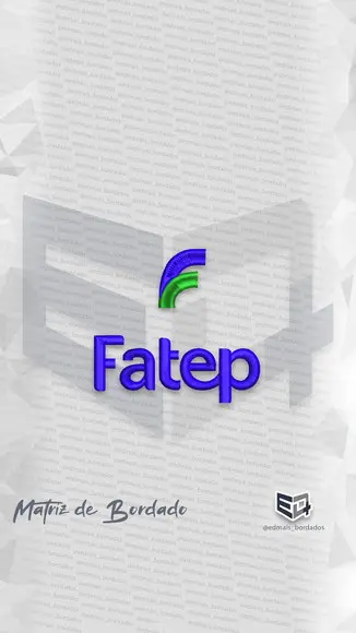 Matriz de Bordado Fatep Logo Simbolo